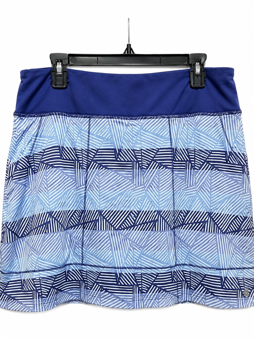 Title Nine Blue Geometric Pattern Athletic Skort Size XL